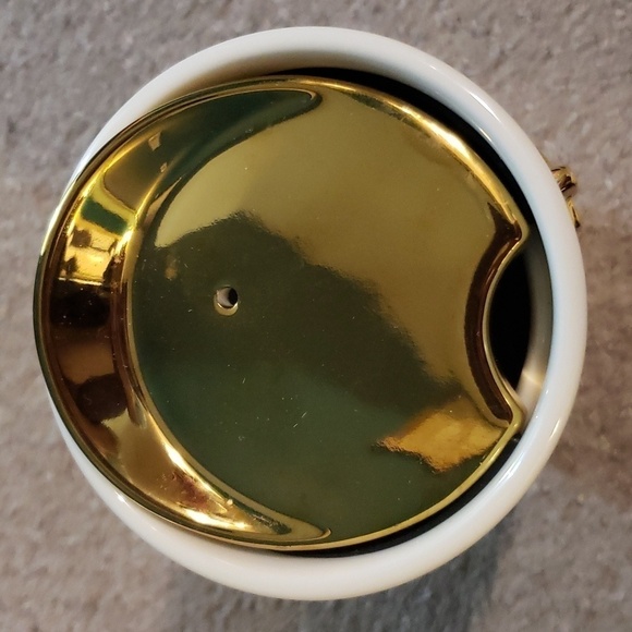 Starbucks coffee 2015 gold zipper grande reusable ceramic hot drink tumbler - Picture 4 of 8